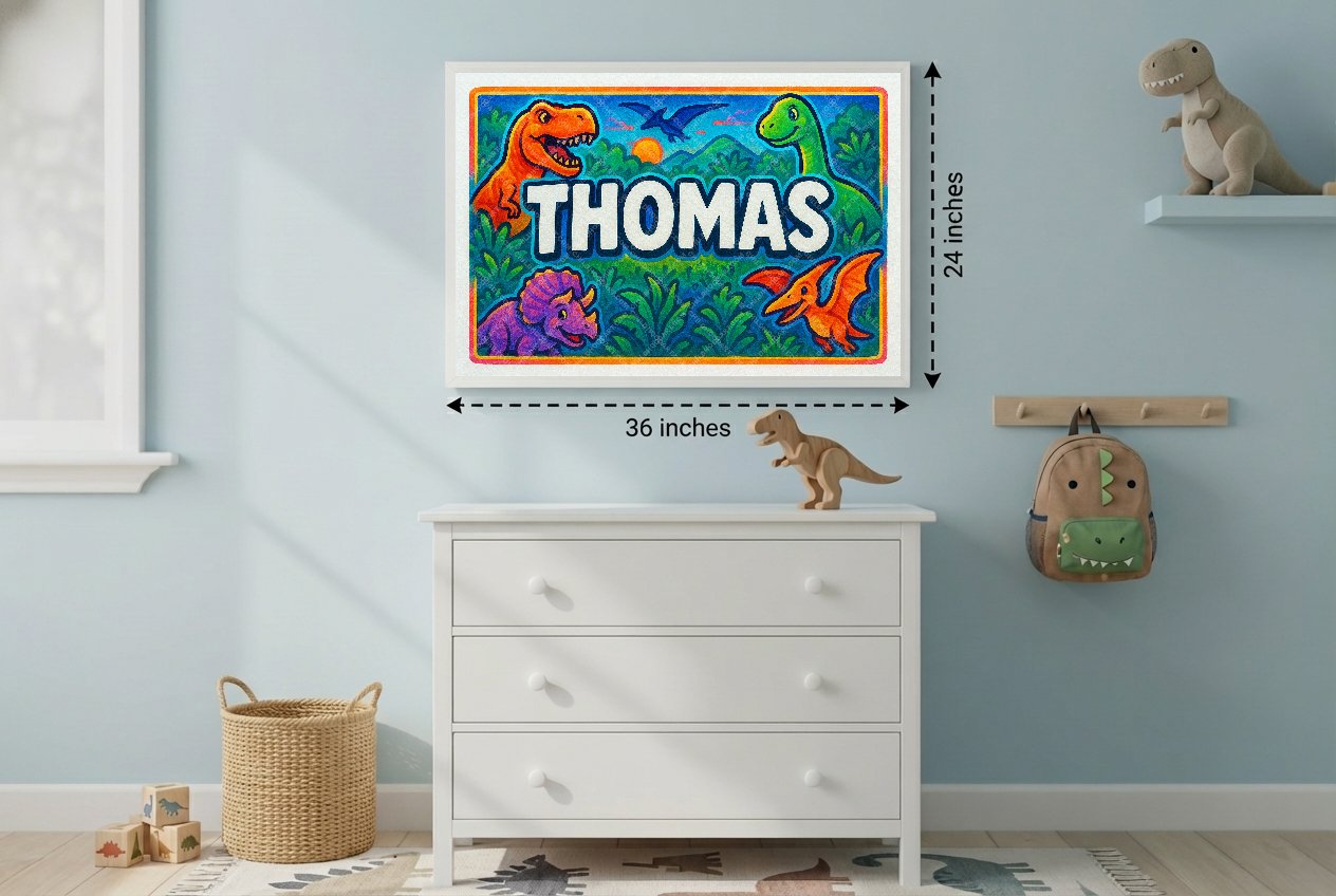 Personalized name art for Thomas