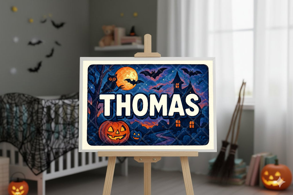 Personalized name art for Thomas