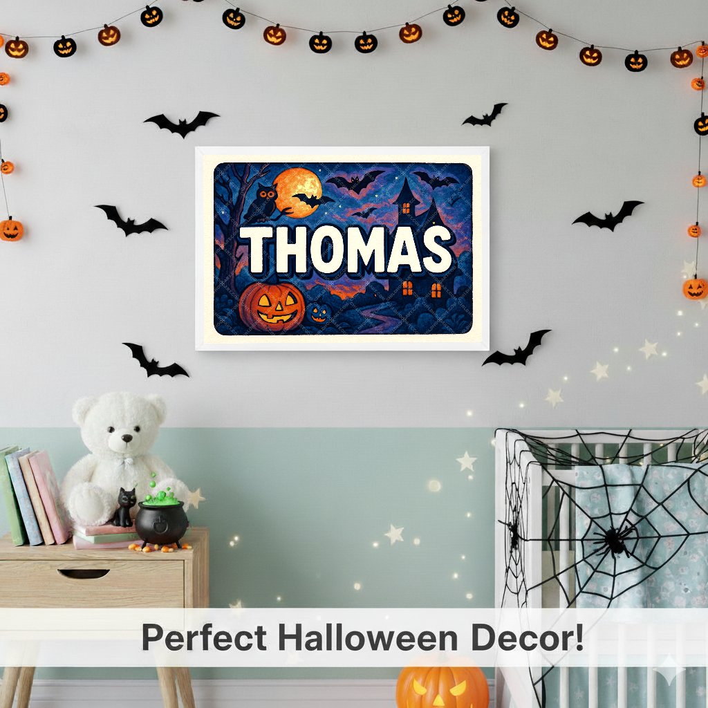 Personalized name art for Thomas