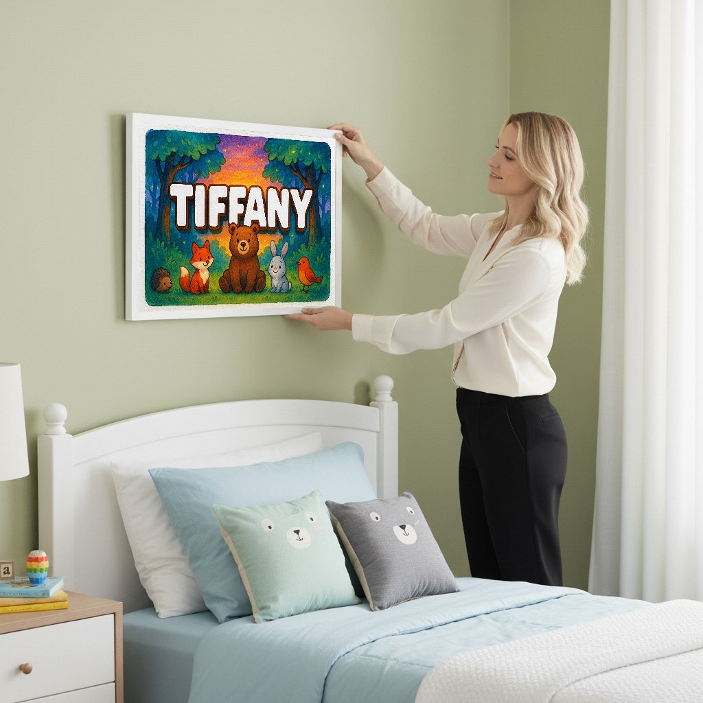 Personalized name art for Tiffany