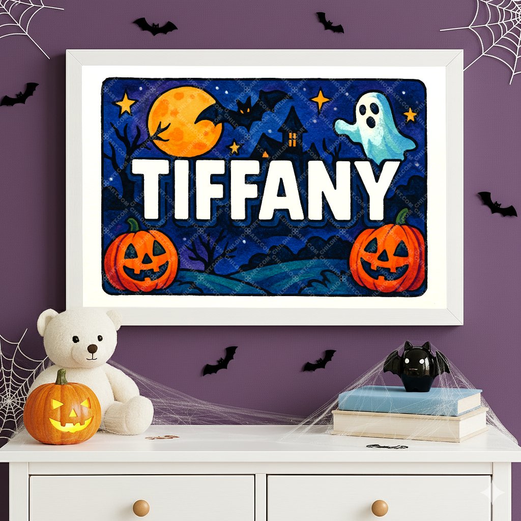 Personalized name art for Tiffany