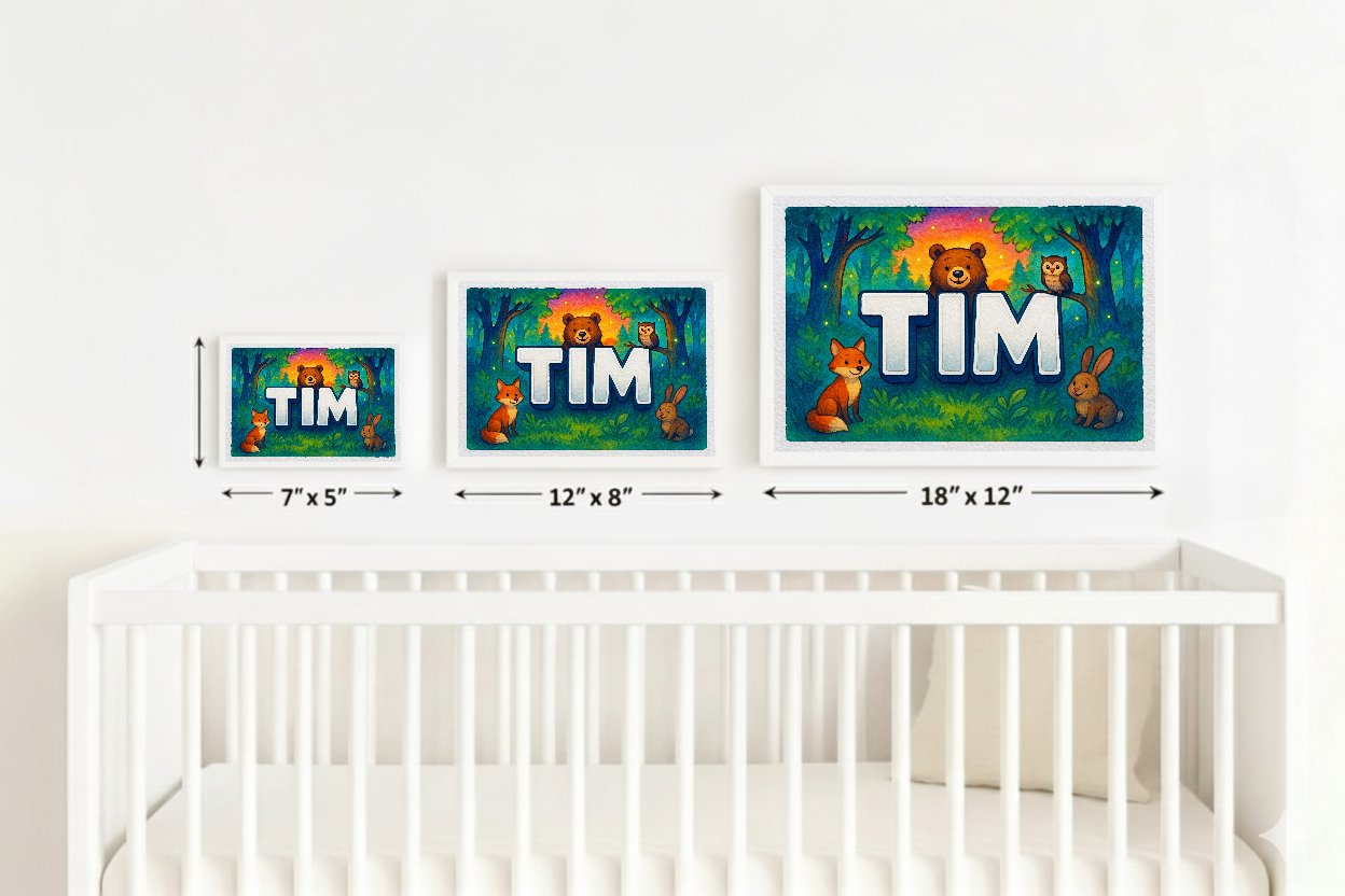 Personalized name art for Tim