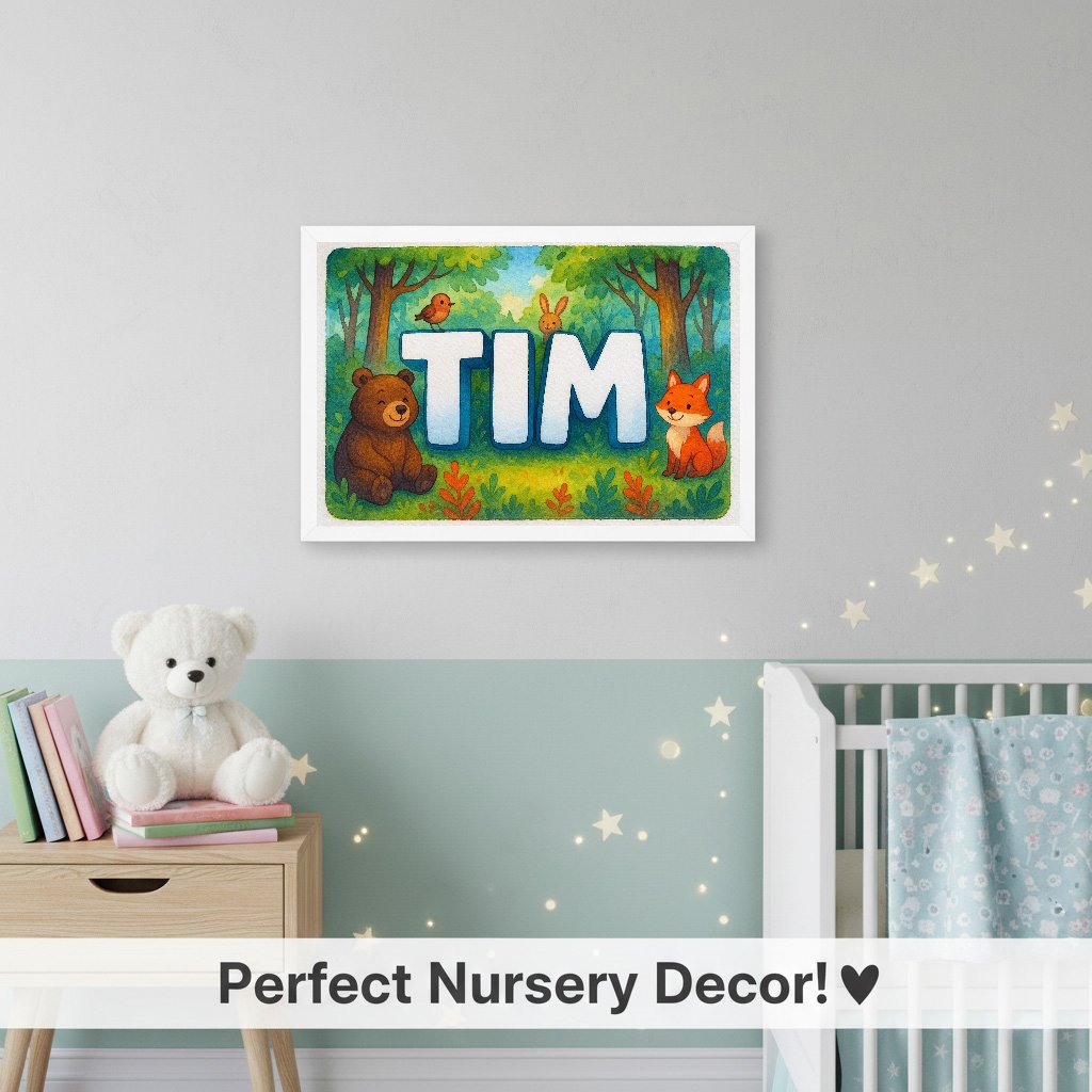 Personalized name art for Tim