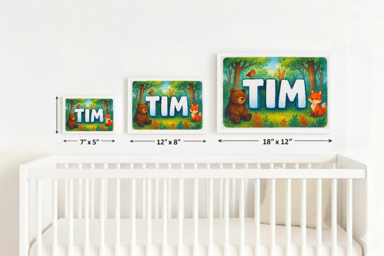 Personalized name art for Tim