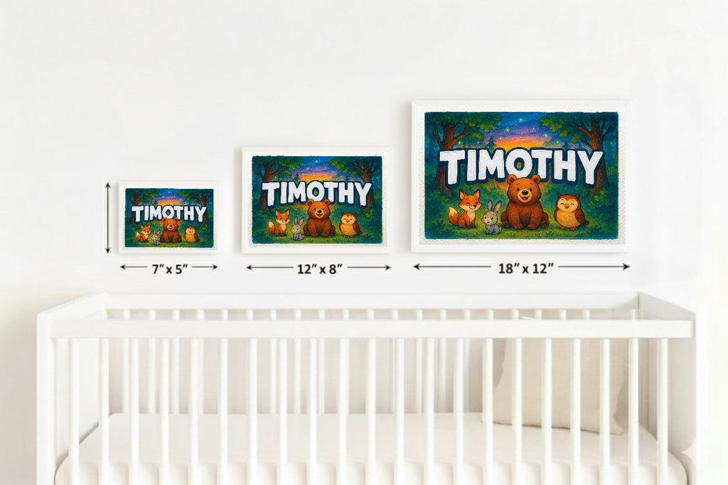 Personalized name art for Timothy