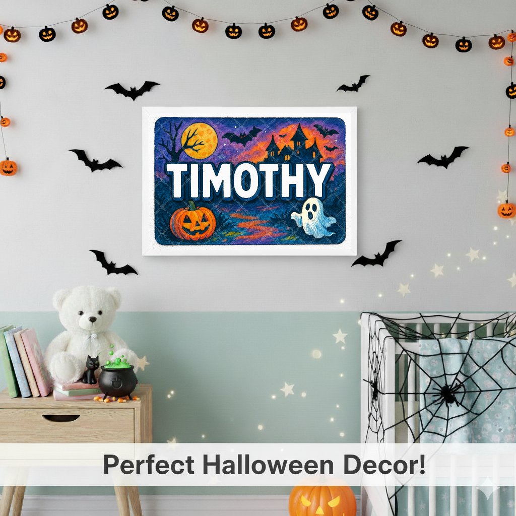 Personalized name art for Timothy