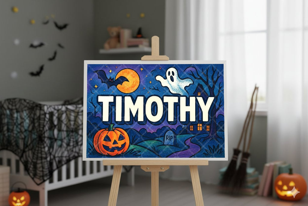 Personalized name art for Timothy
