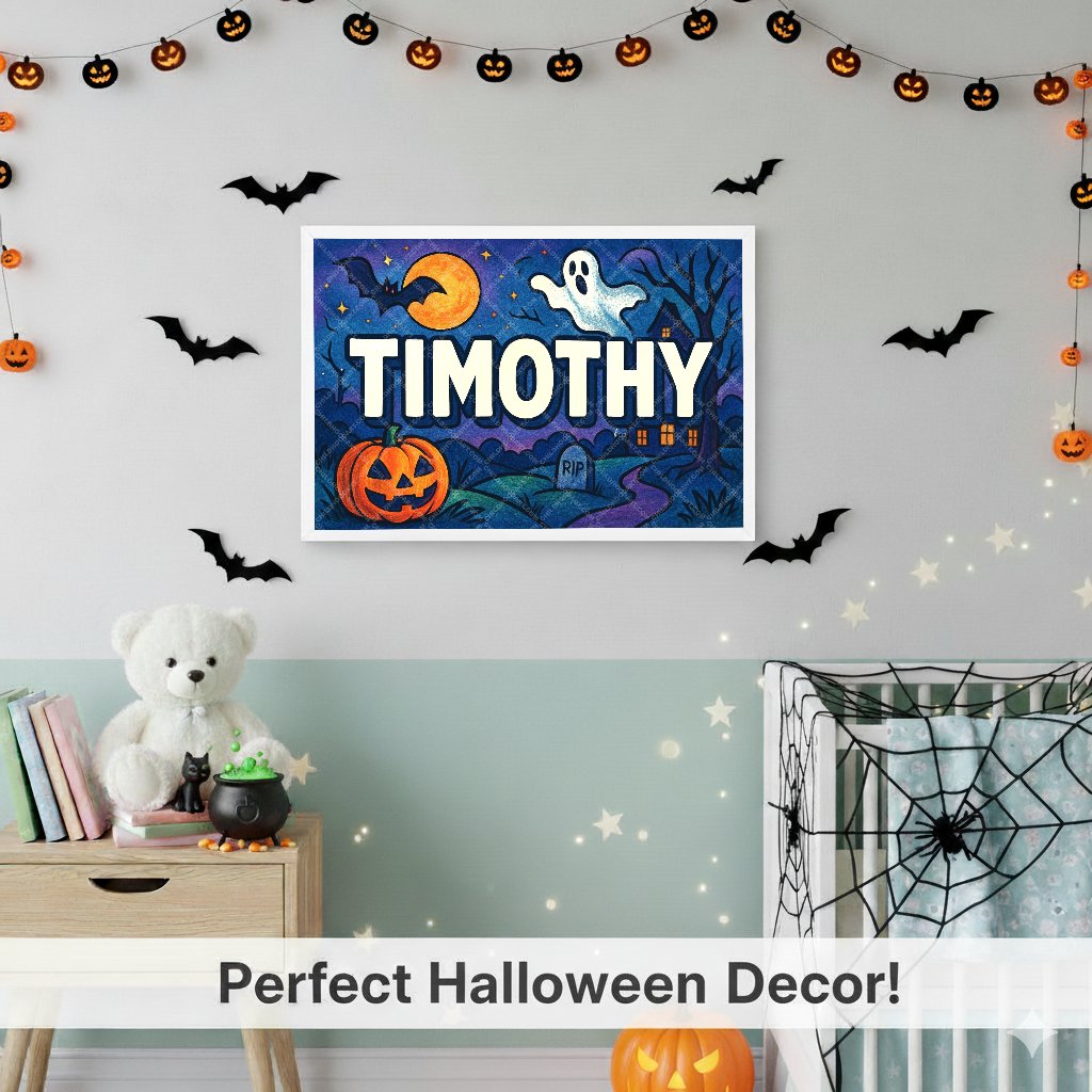 Personalized name art for Timothy