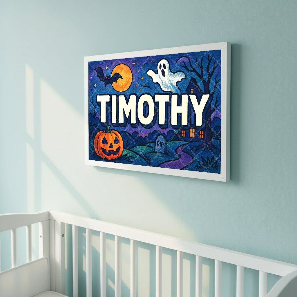 Personalized name art for Timothy