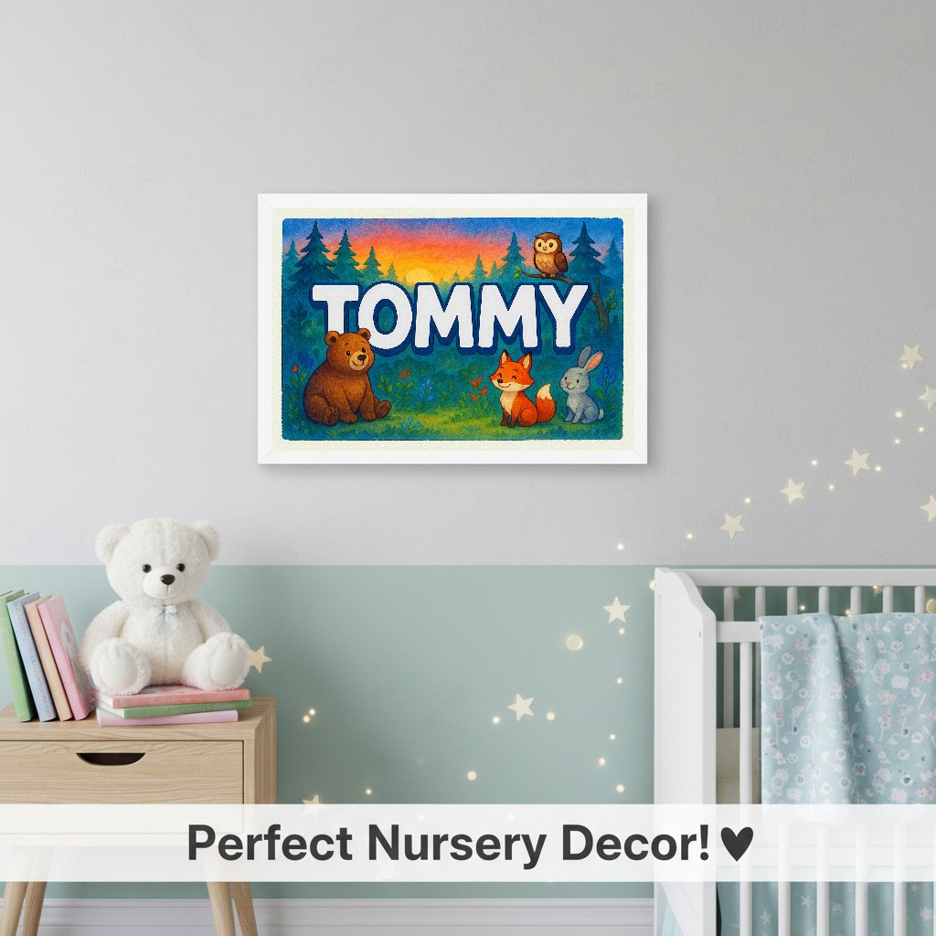 Personalized name art for Tommy