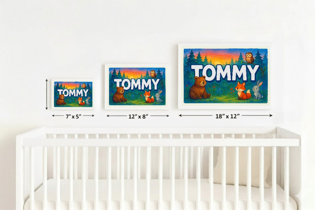 Personalized name art for Tommy