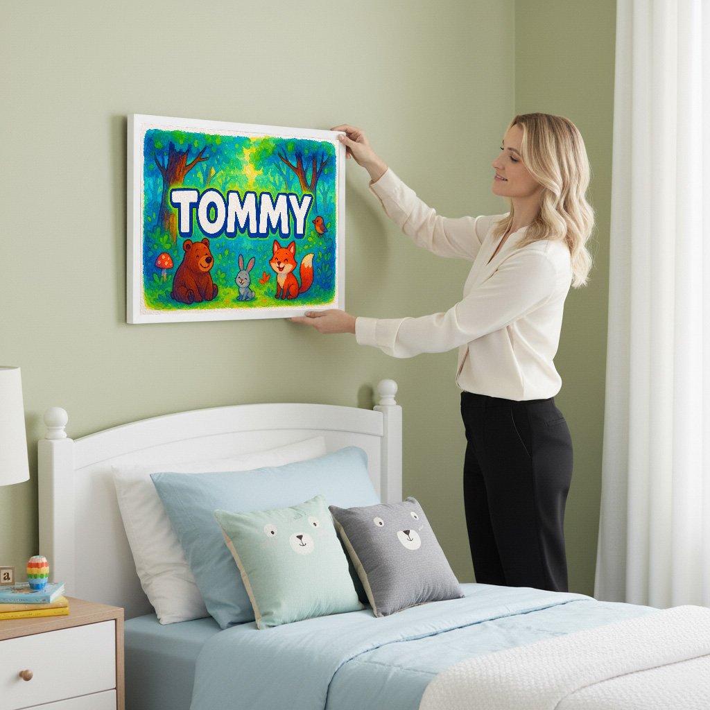Personalized name art for Tommy