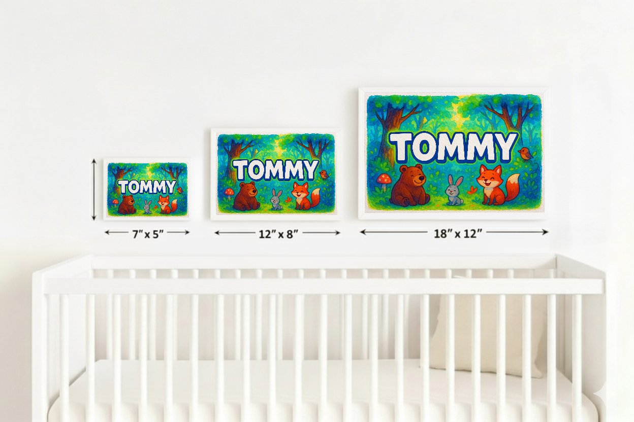 Personalized name art for Tommy