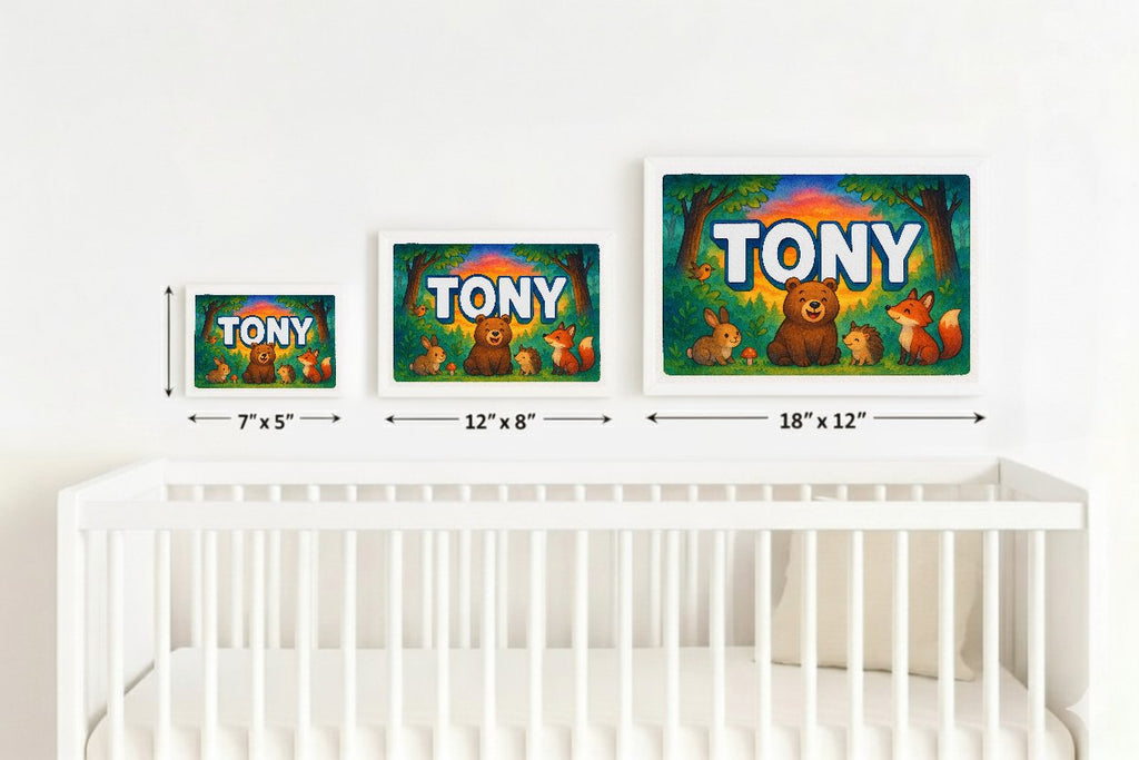Personalized name art for Tony