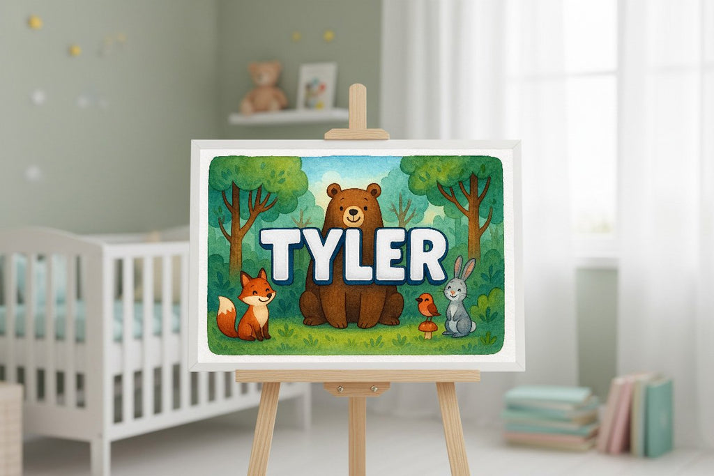 Personalized name art for Tyler