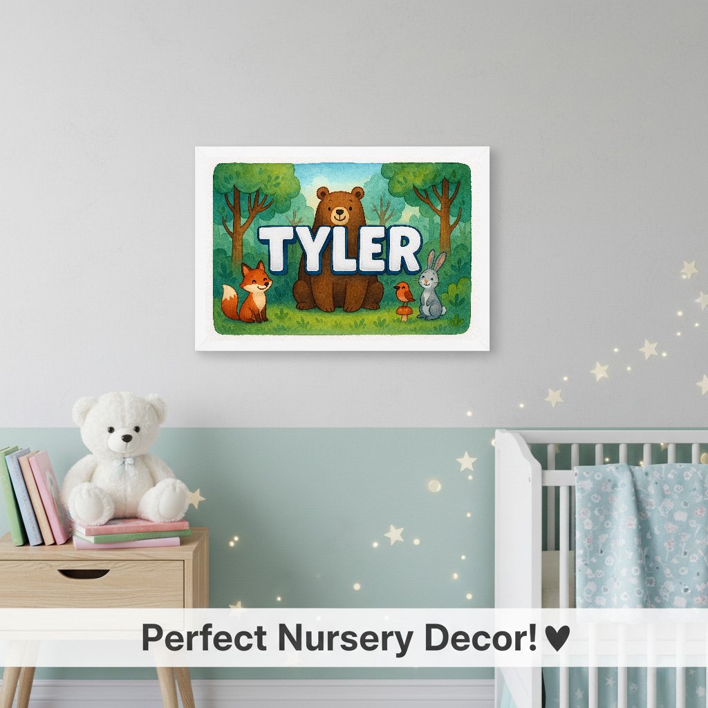 Personalized name art for Tyler