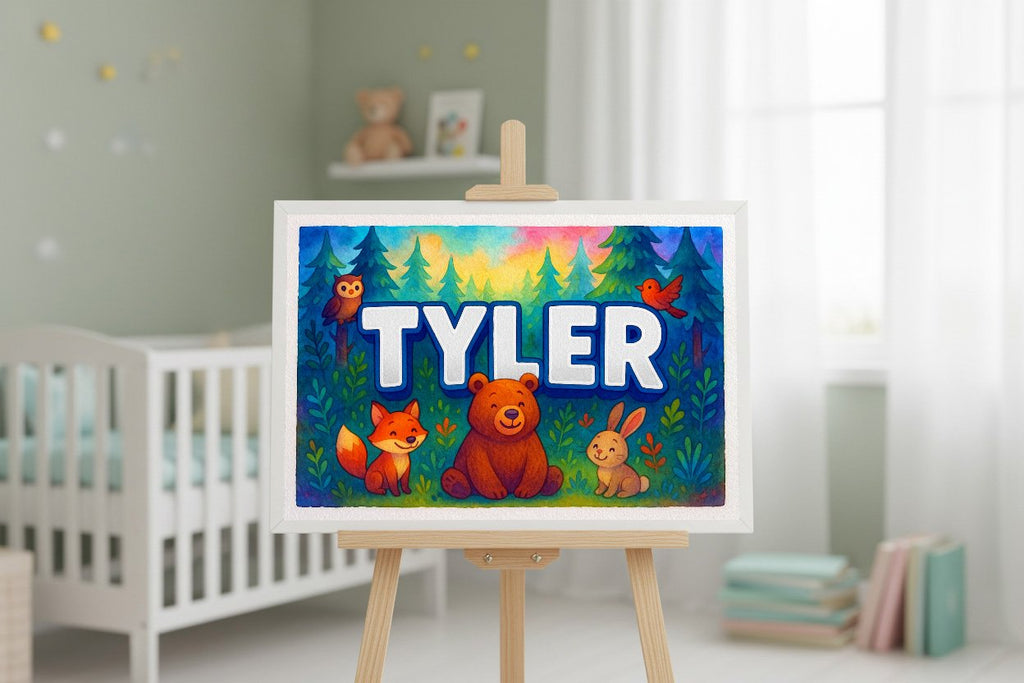 Personalized name art for Tyler