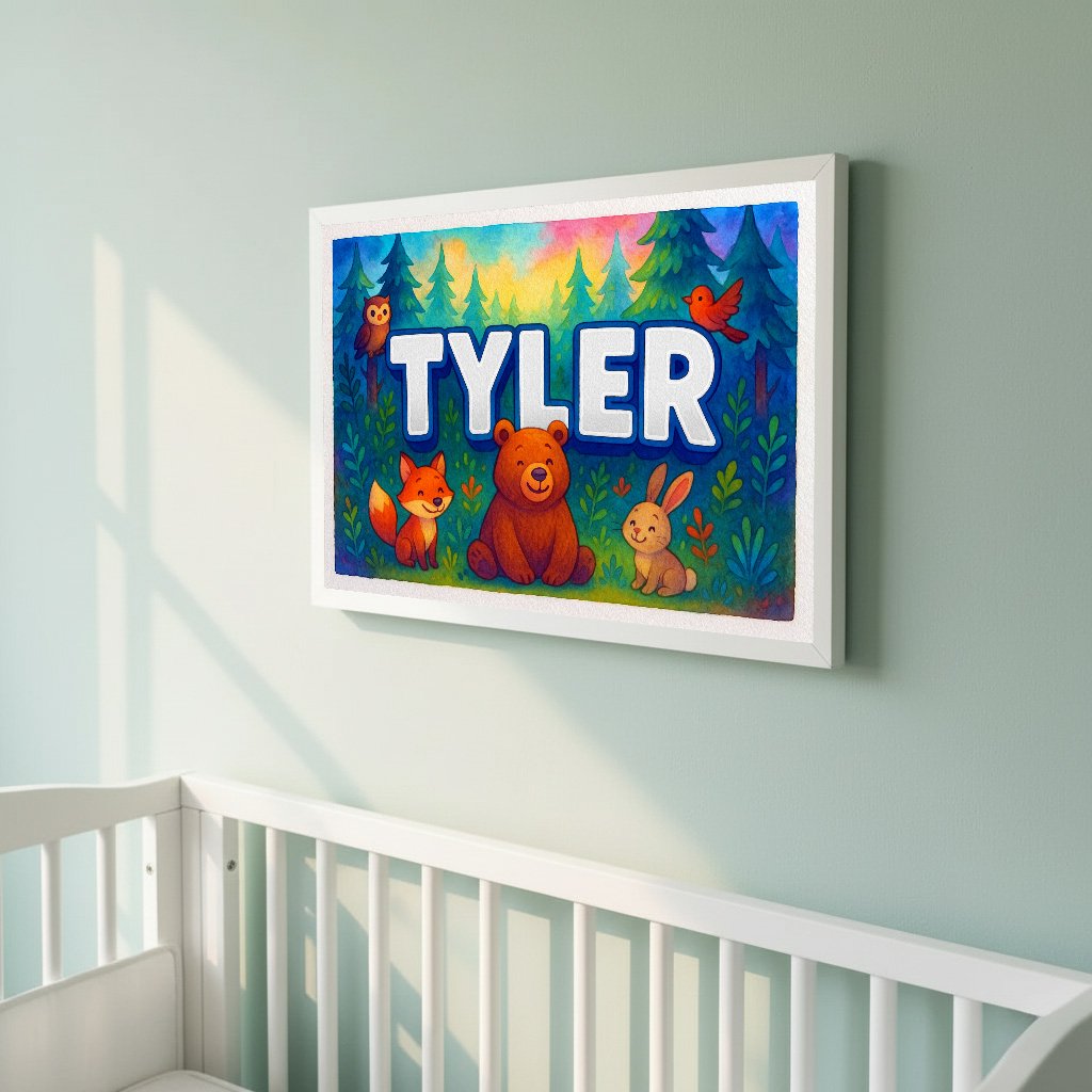 Personalized name art for Tyler