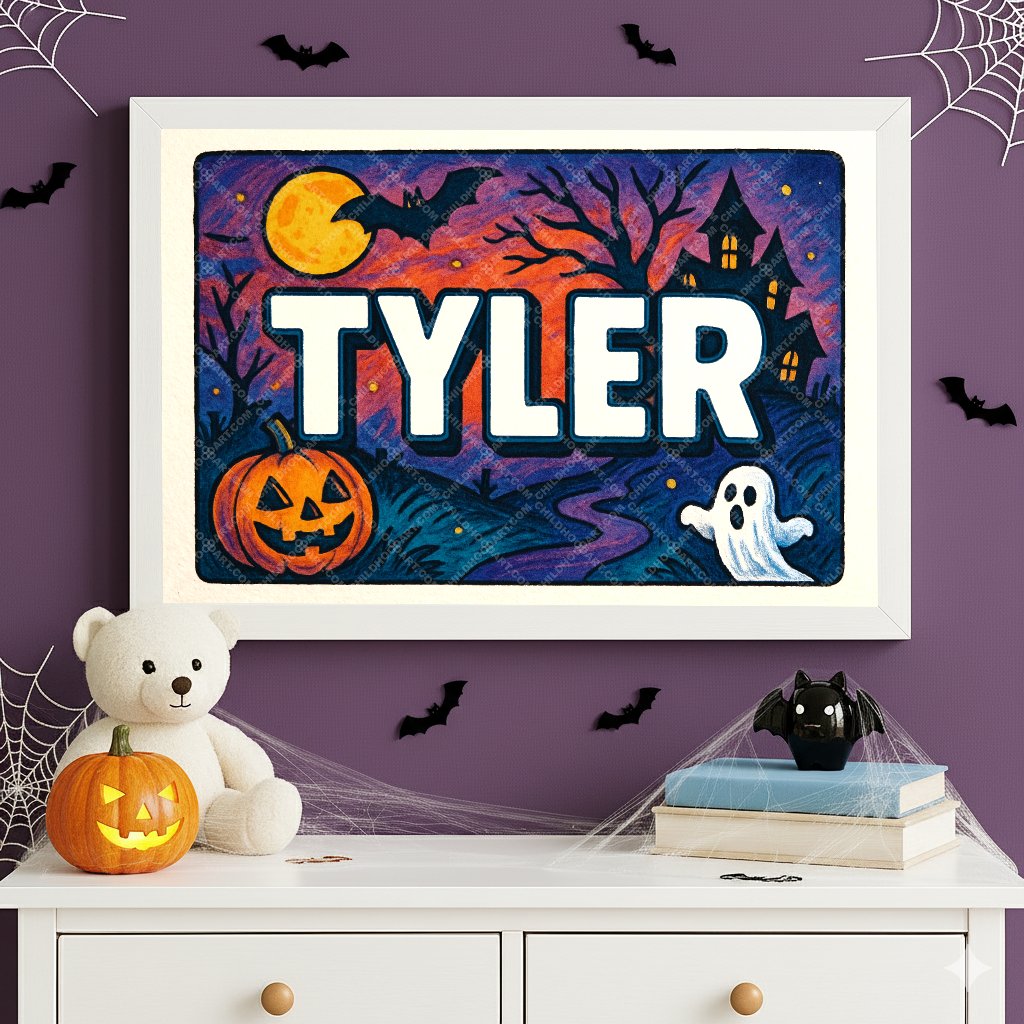 Personalized name art for Tyler