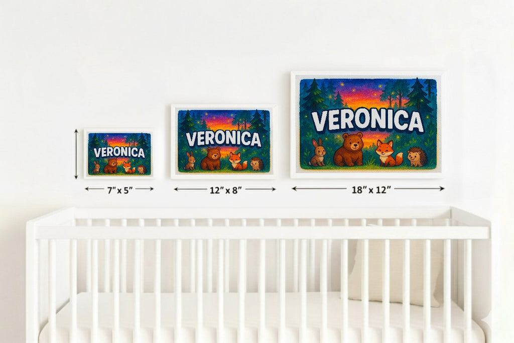 Personalized name art for Veronica