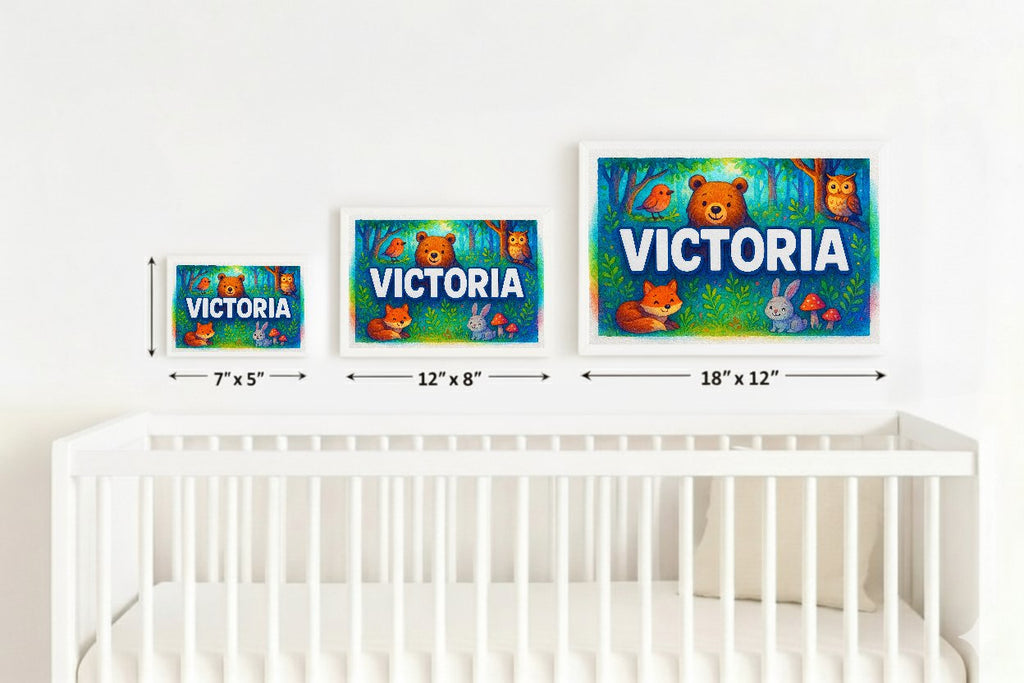 Personalized name art for Victoria