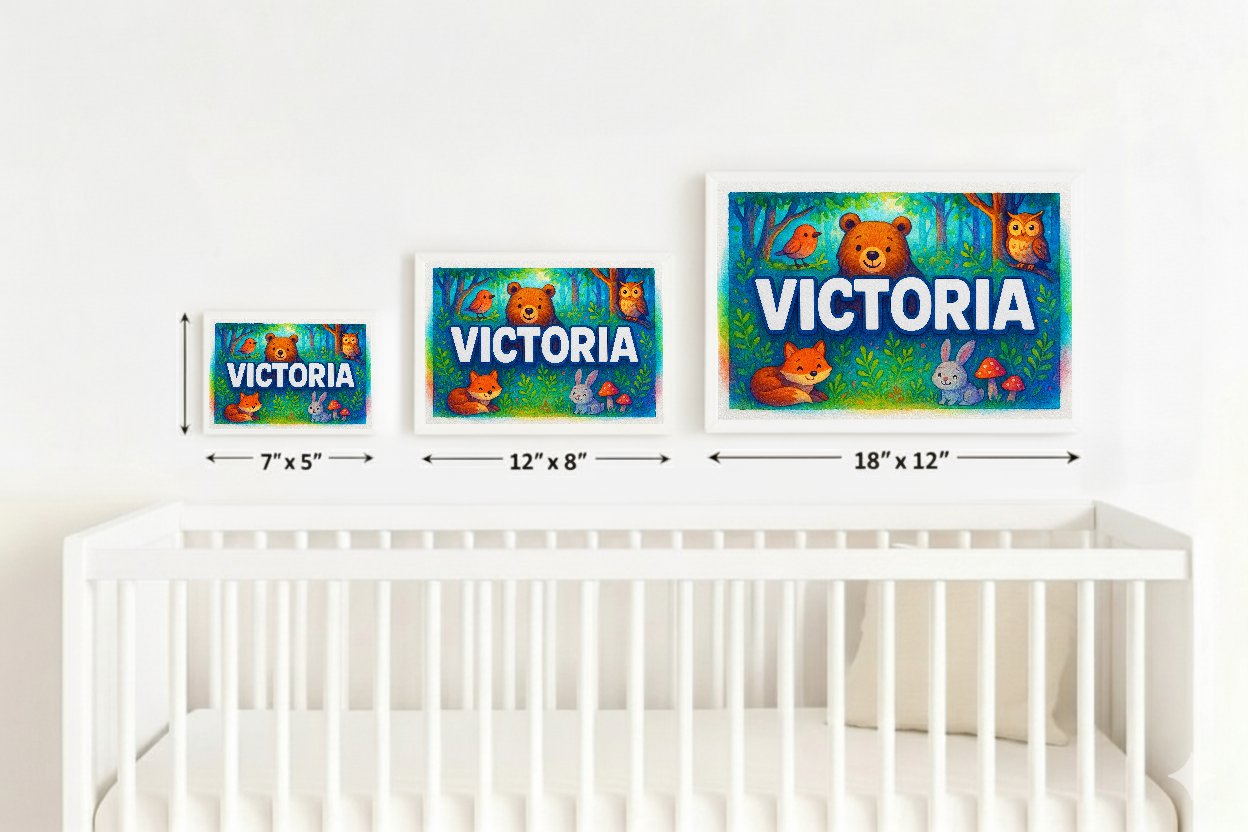 Personalized name art for Victoria