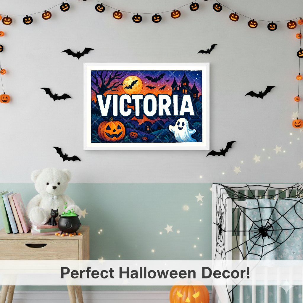 Personalized name art for Victoria