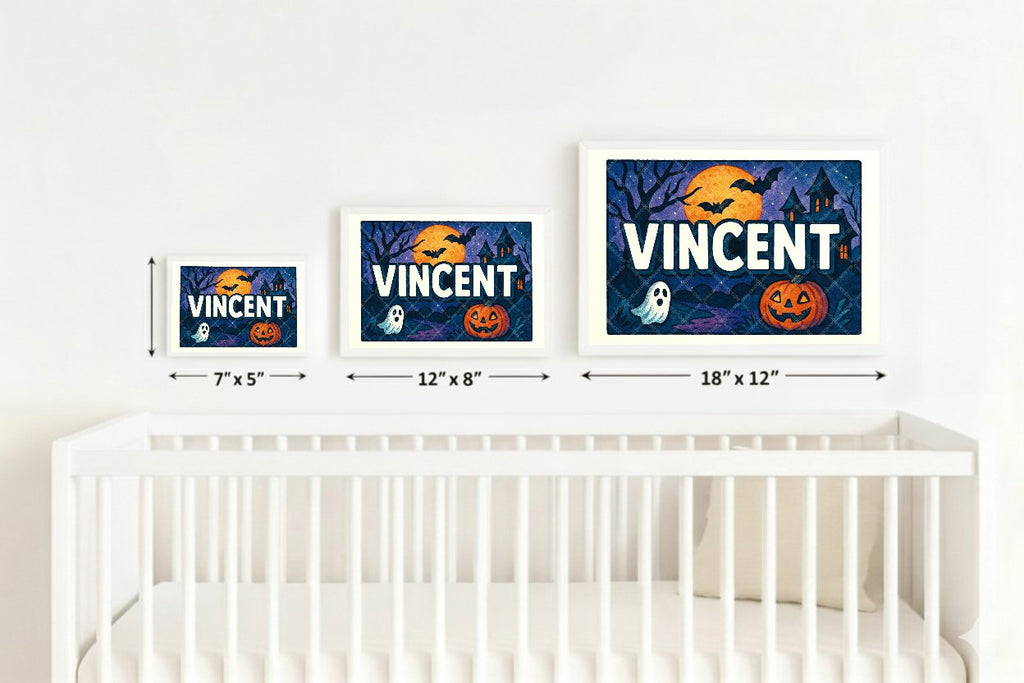 Personalized name art for Vincent