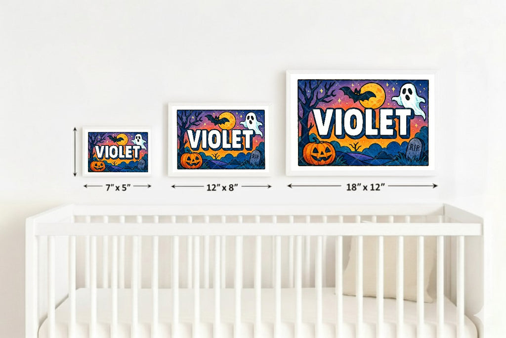 Personalized name art for Violet