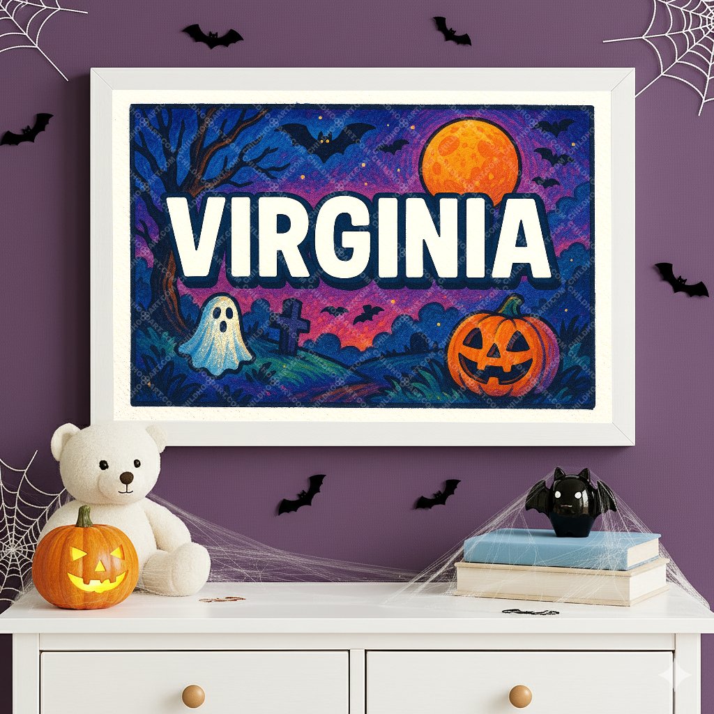Personalized name art for Virginia