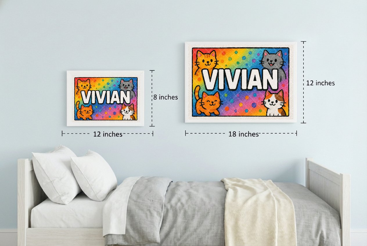 Personalized name art for Vivian