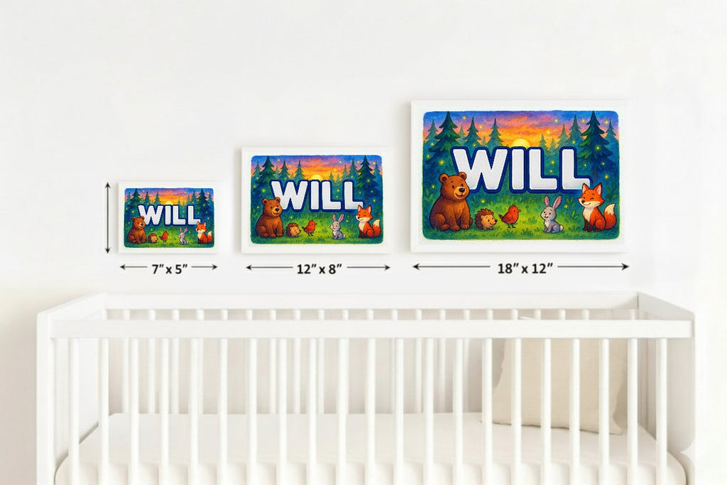 Personalized name art for Will