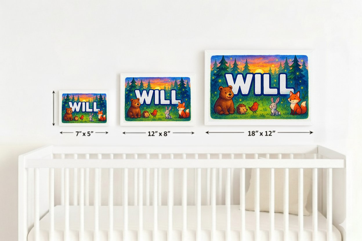 Personalized name art for Will