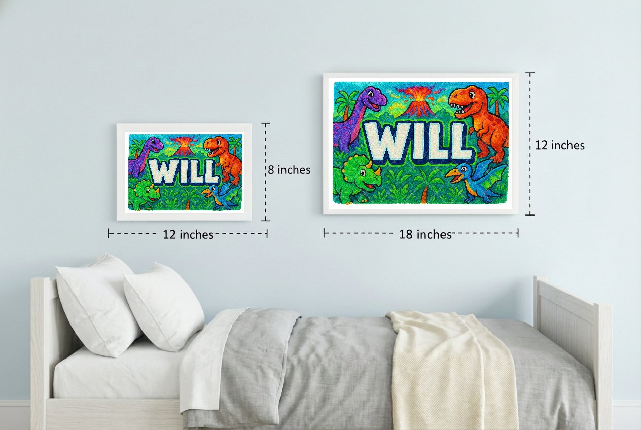 Personalized name art for Will