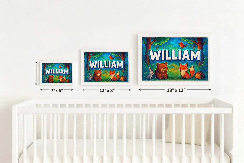 Personalized name art for William