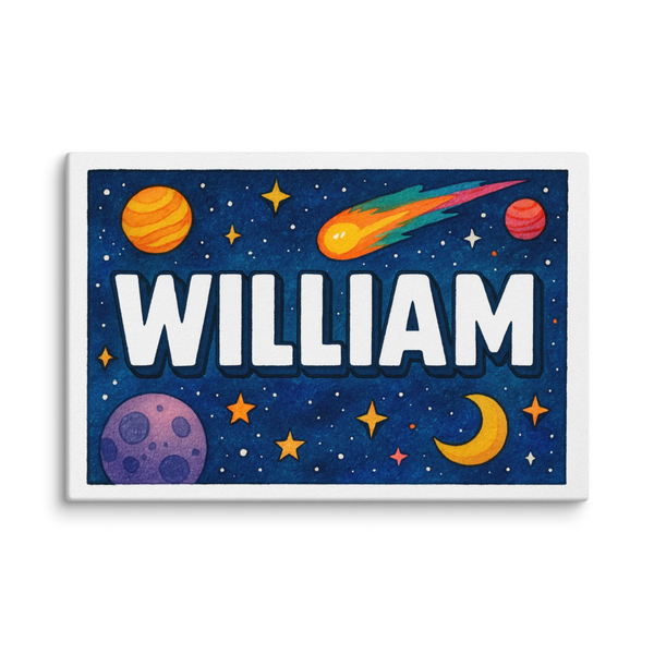 William Name Art | Personalized Prints | ChildhoodArt