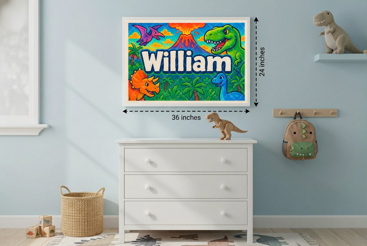 Personalized name art for William