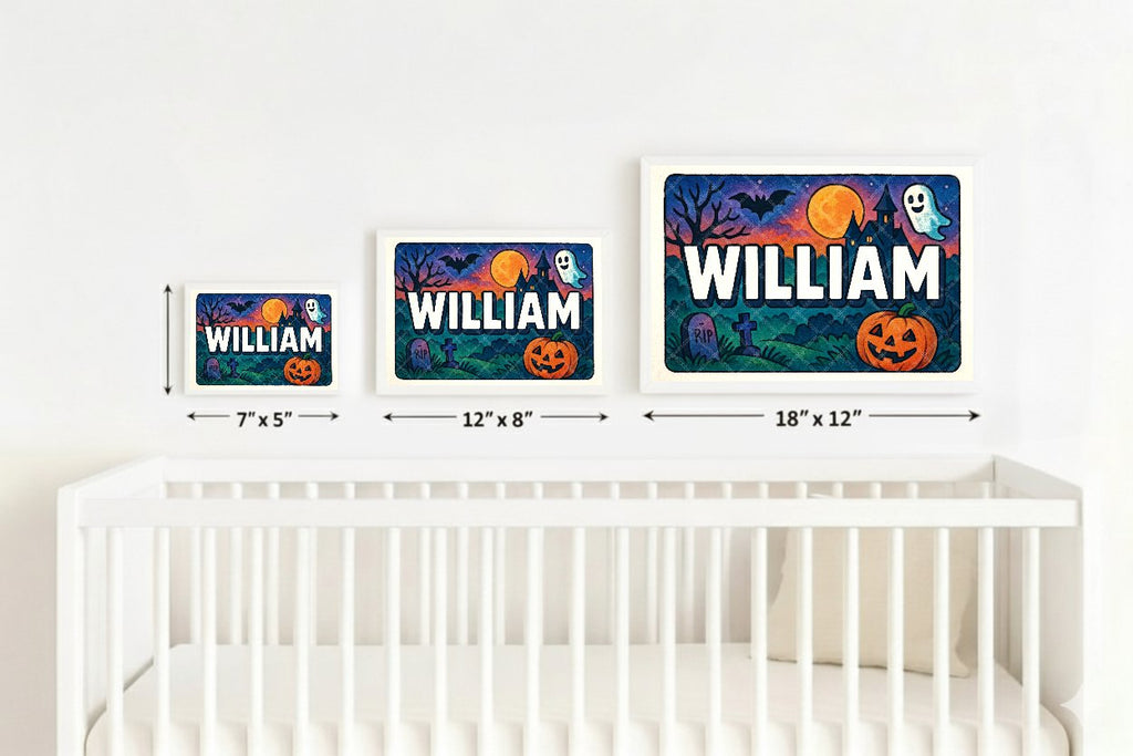 Personalized name art for William