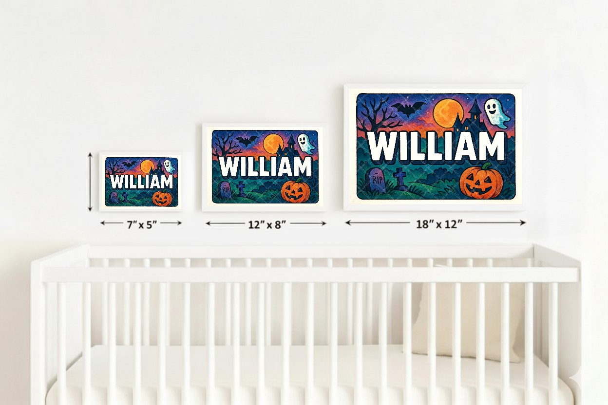 Personalized name art for William