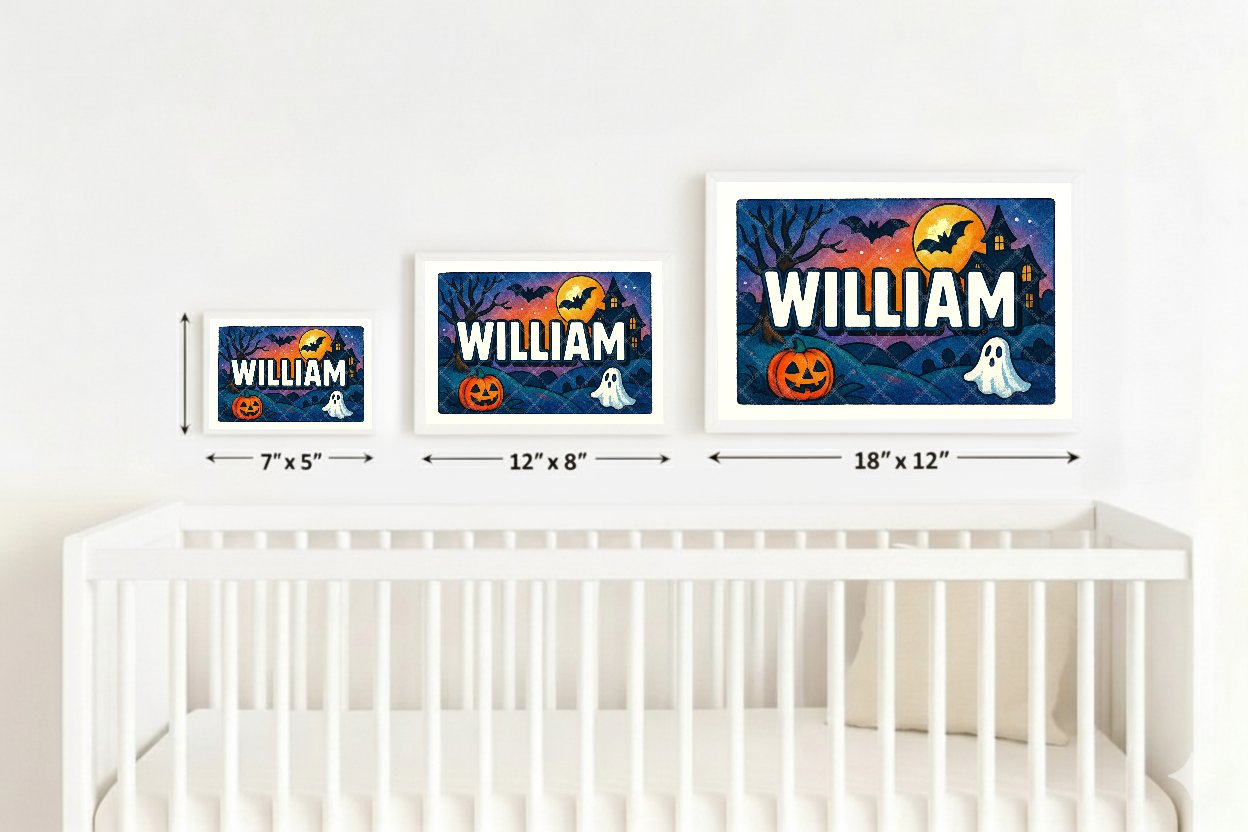 Personalized name art for William