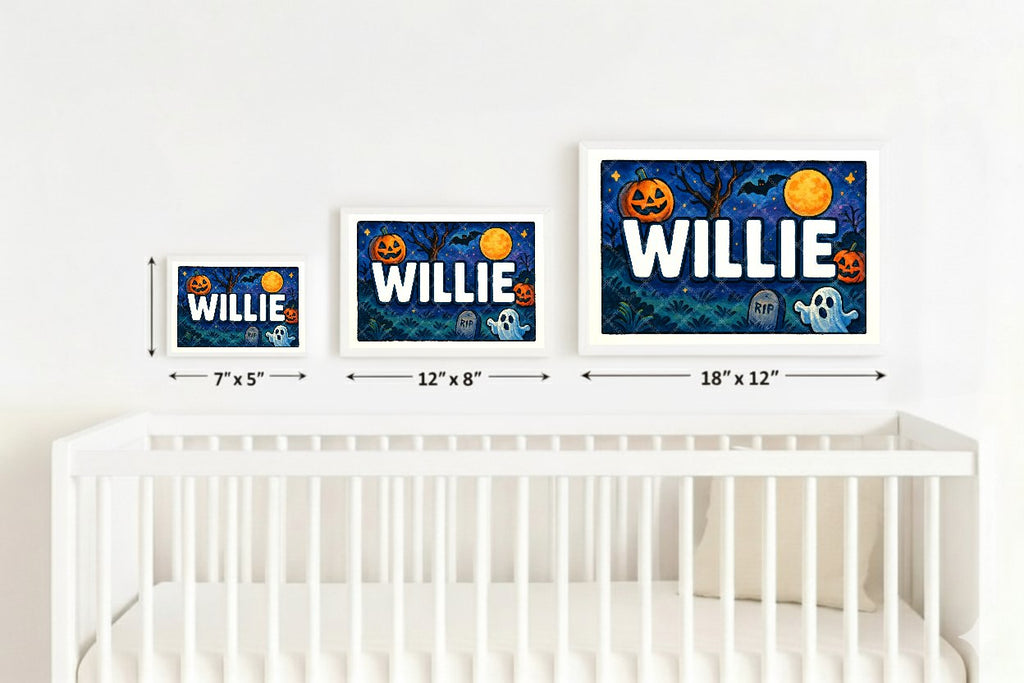 Personalized name art for Willie