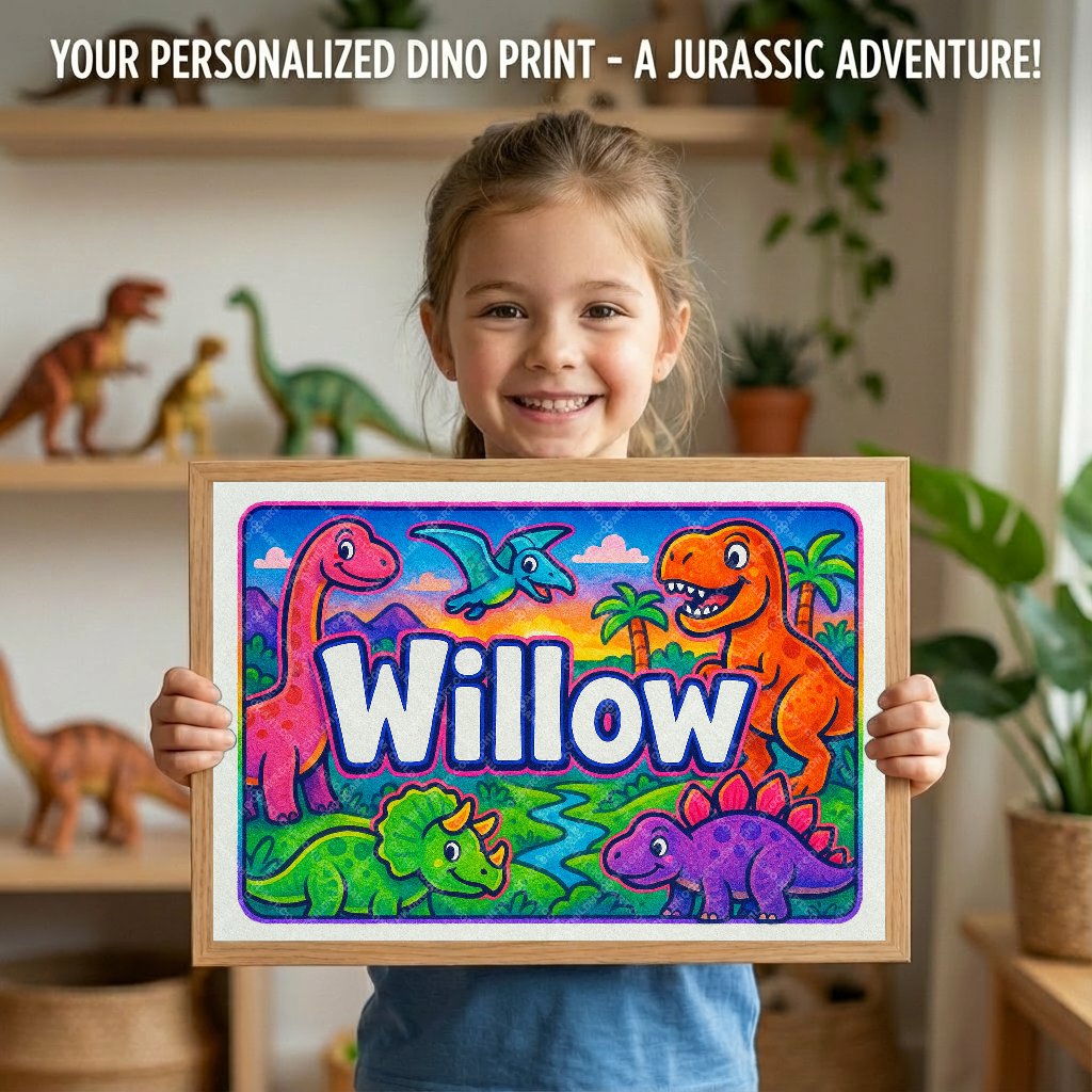 Personalized name art for Willow