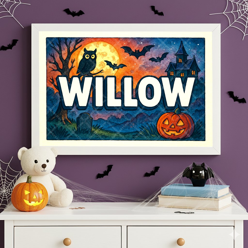 Personalized name art for Willow