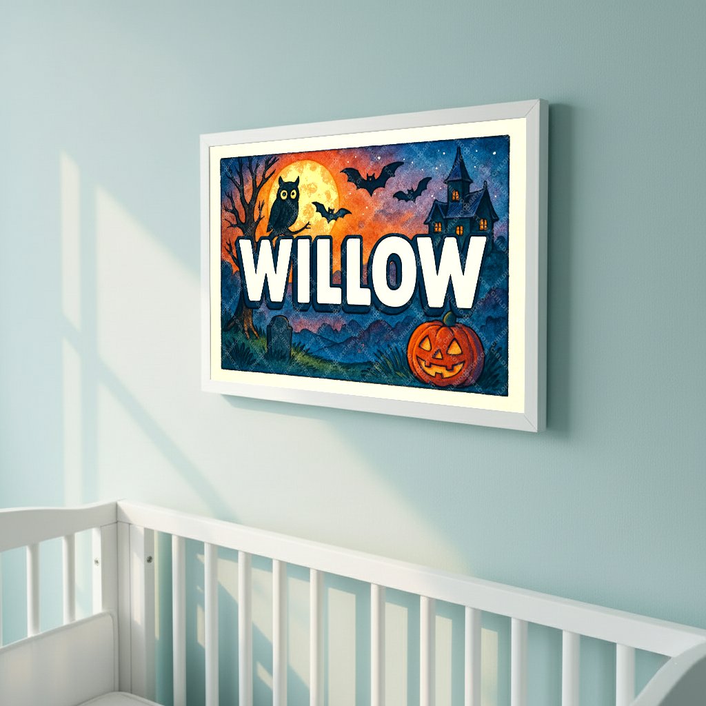 Personalized name art for Willow