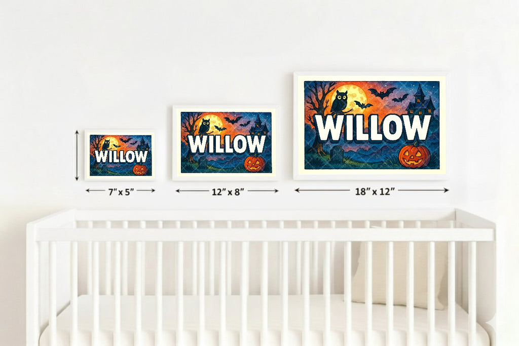 Personalized name art for Willow