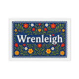 Wrenleigh Name Art - Floral Farmhouse personalized wall print for kids