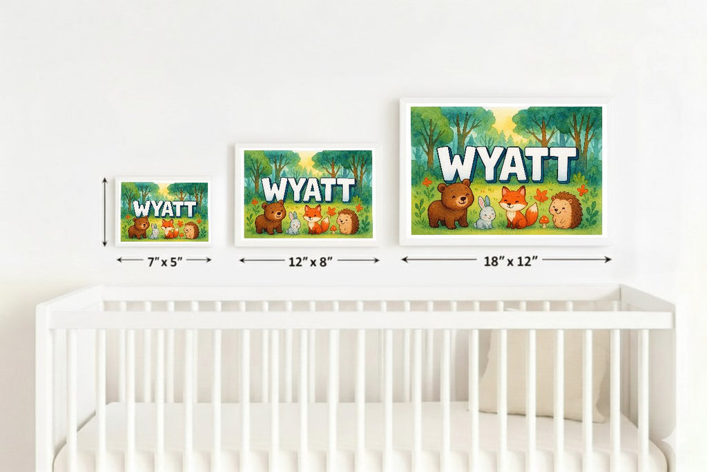Personalized name art for Wyatt