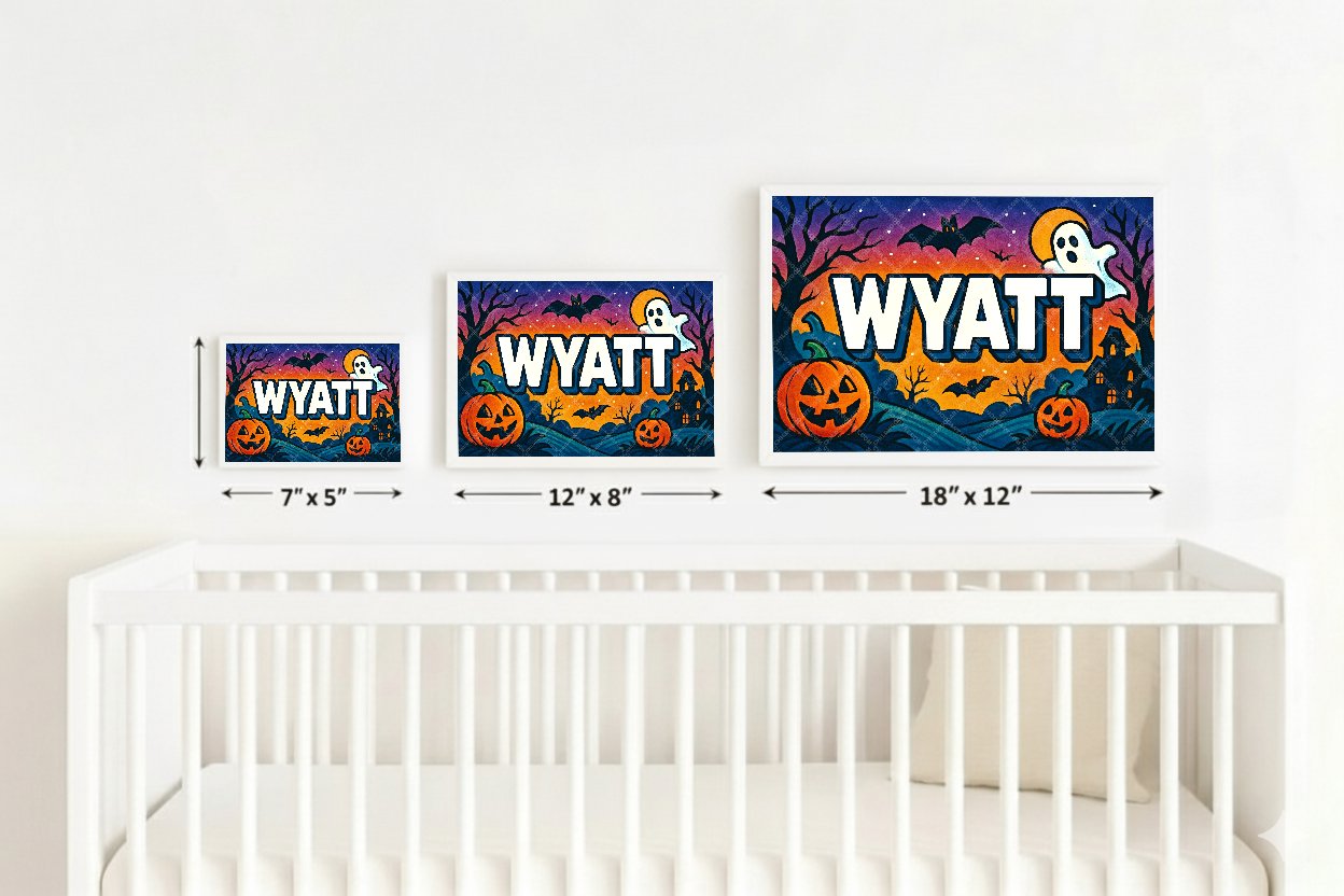 Personalized name art for Wyatt