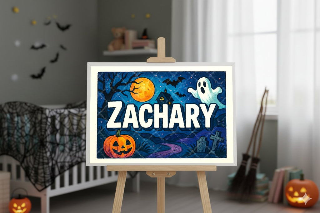 Personalized name art for Zachary