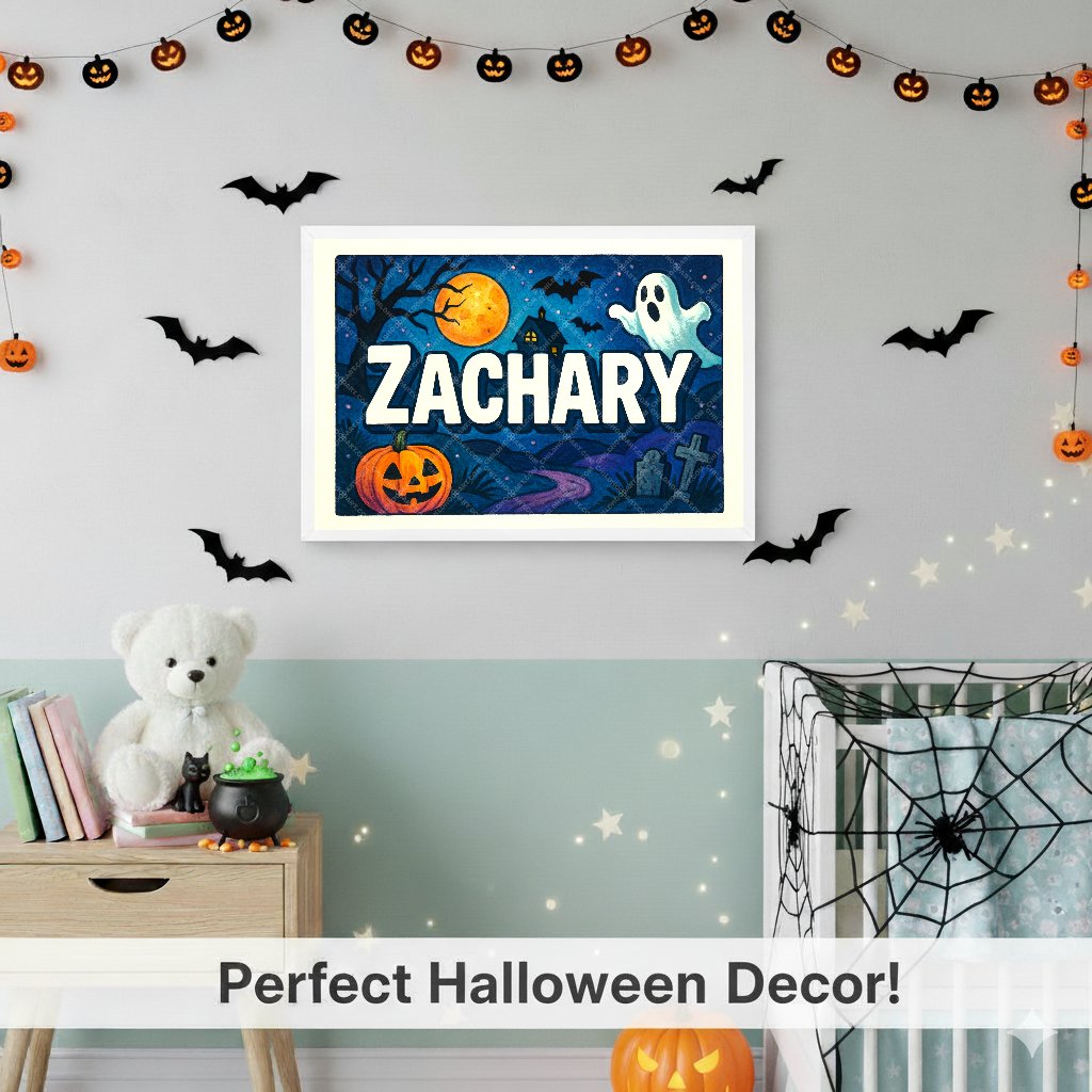 Personalized name art for Zachary